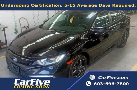 Black 2021 Honda Civic LX for sale in Plaistow, NH