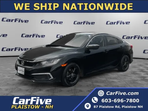Black 2021 Honda Civic LX for sale in Plaistow, NH
