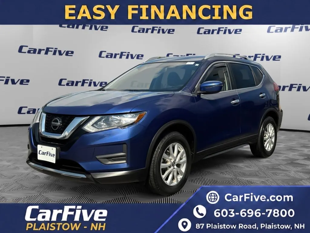 Blue 2018 Nissan Rogue SV for sale in Plaistow, NH