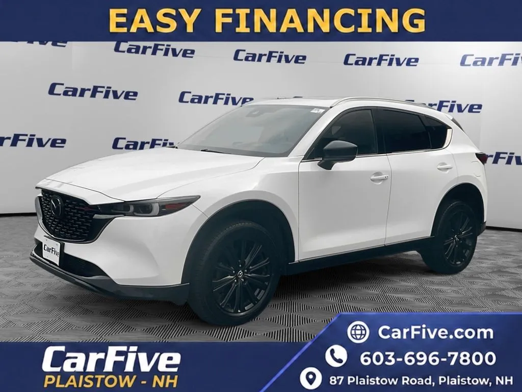 White 2022 Mazda CX-5 2.5 Turbo for sale in Plaistow, NH