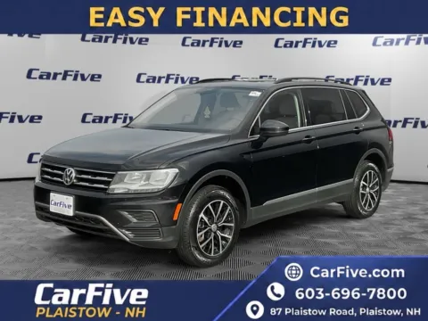 Black 2021 Volkswagen Tiguan 2.0T SE for sale in Plaistow, NH