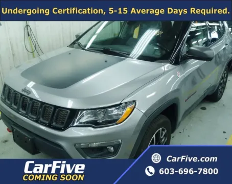 Silver 2020 Jeep Compass Trailhawk for sale in Plaistow, NH