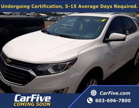 White 2018 Chevrolet Equinox LT for sale in Plaistow, NH