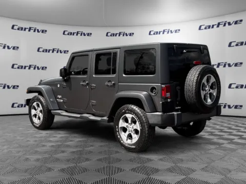 Another view of 2018 Jeep Wrangler JK Unlimited Sahara for sale in Plaistow, NH at CarFive Plaistow, NH