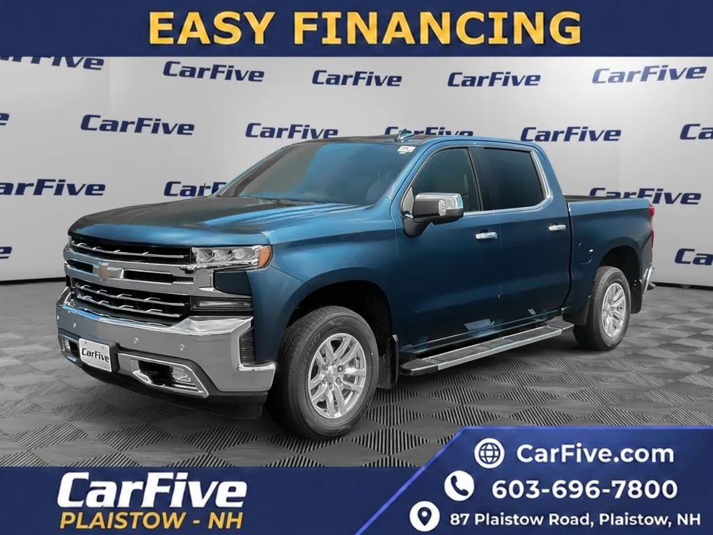 Blue 2019 Chevrolet Silverado 1500 LTZ for sale in Plaistow, NH