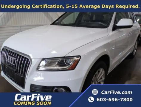 White 2016 Audi Q5 2.0T Premium for sale in Plaistow, NH