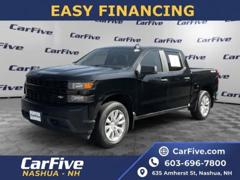 Black 2020 Chevrolet Silverado 1500 Custom for sale in Plaistow, NH