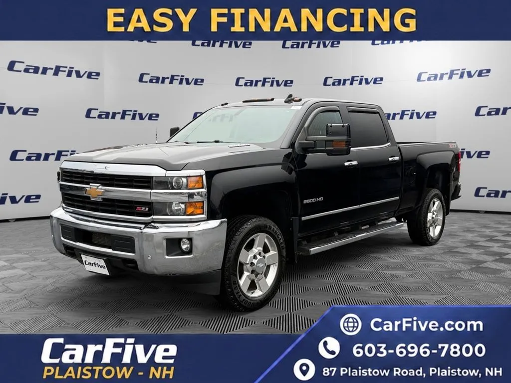 Black 2016 Chevrolet Silverado 2500HD LTZ for sale in Plaistow, NH