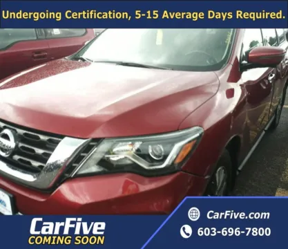 Red 2017 Nissan Pathfinder SL for sale in Plaistow, NH