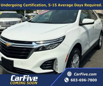 White 2022 Chevrolet Equinox LT for sale in Plaistow, NH
