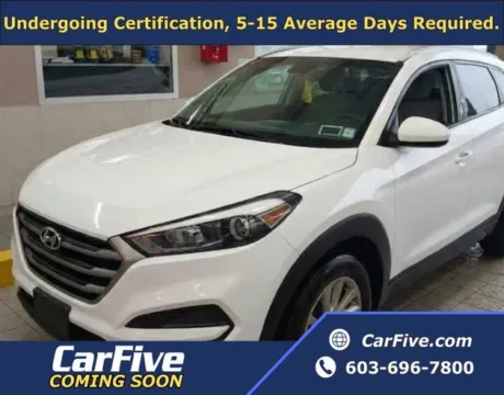 White 2018 Hyundai Tucson SE for sale in Plaistow, NH