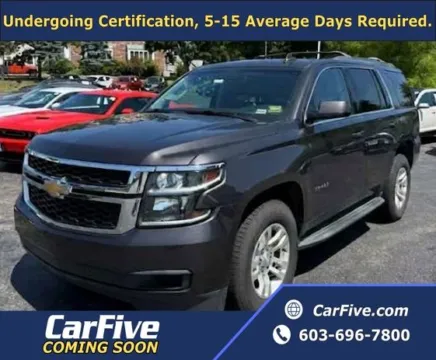 Gray 2018 Chevrolet Tahoe LT for sale in Plaistow, NH