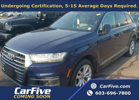 Blue 2019 Audi Q7 55 Premium Plus for sale in Plaistow, NH