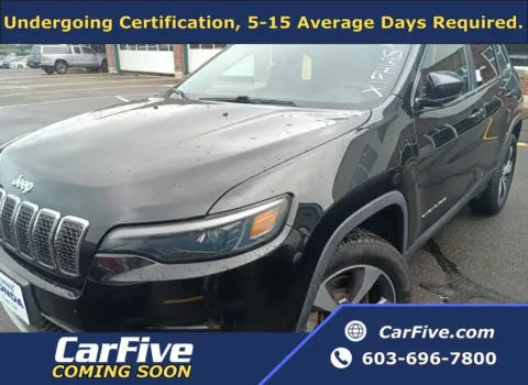 Black 2019 Jeep Cherokee Limited for sale in Plaistow, NH