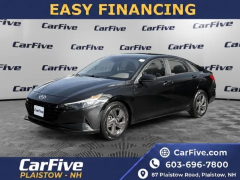 Black 2021 Hyundai Elantra SEL for sale in Plaistow, NH