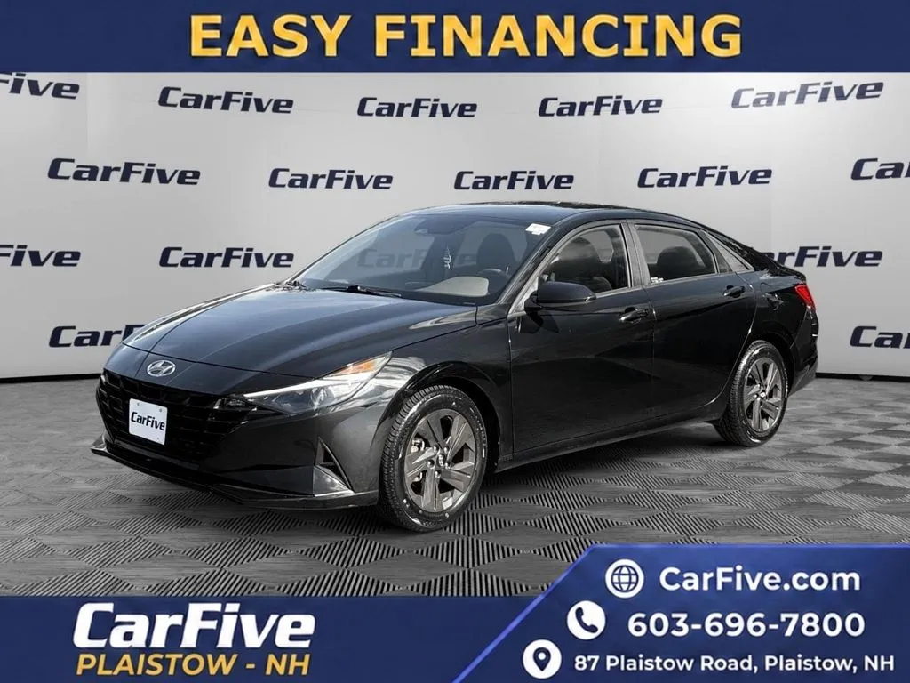 Black 2021 Hyundai Elantra SEL for sale in Plaistow, NH