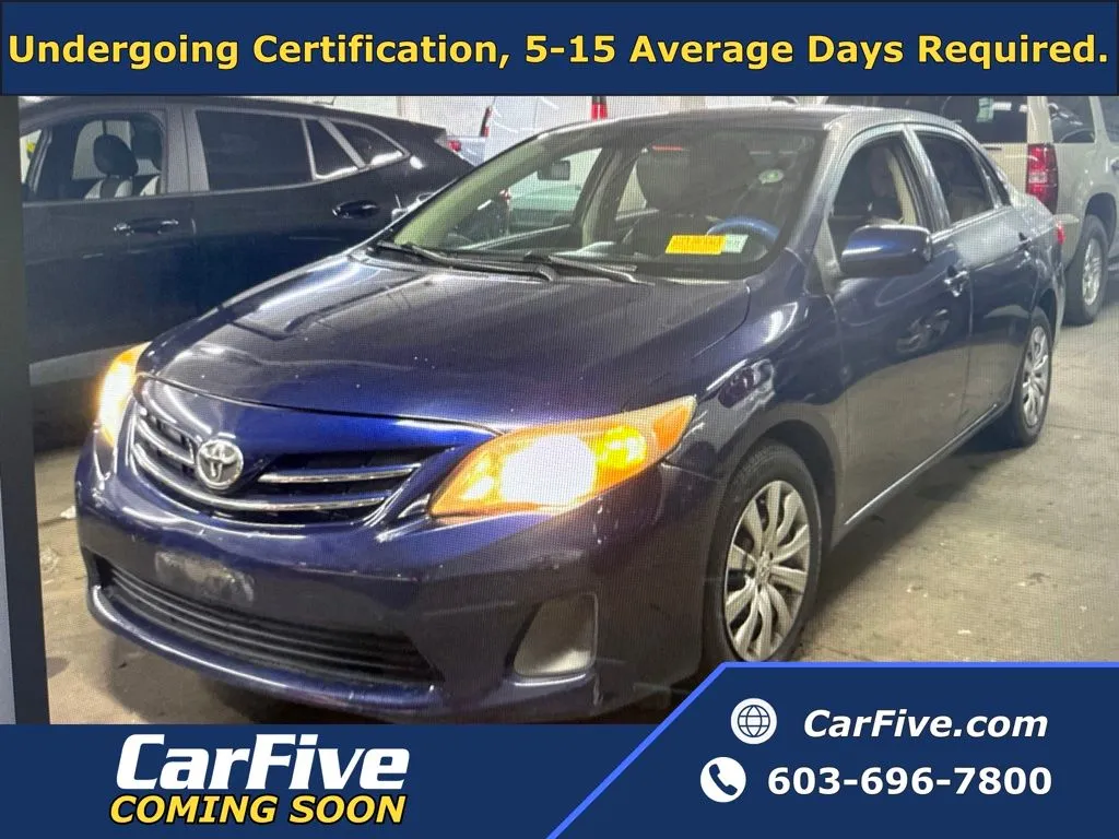 Blue 2013 Toyota Corolla LE for sale in Plaistow, NH