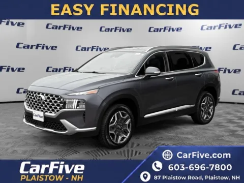 Blue 2022 Hyundai Santa Fe Hybrid SEL Premium for sale in Plaistow, NH