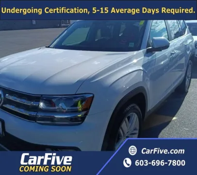 White 2019 Volkswagen Atlas SEL for sale in Plaistow, NH