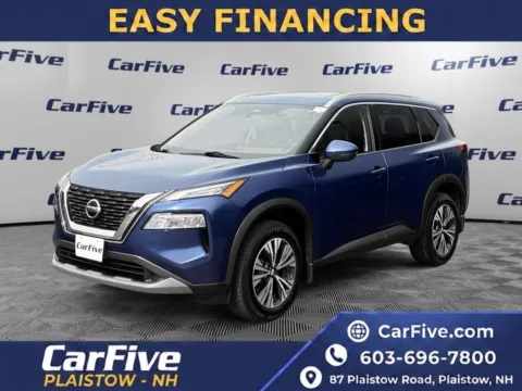 Blue 2021 Nissan Rogue SV for sale in Plaistow, NH