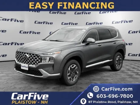 Gray 2022 Hyundai Santa Fe Hybrid Blue for sale in Plaistow, NH