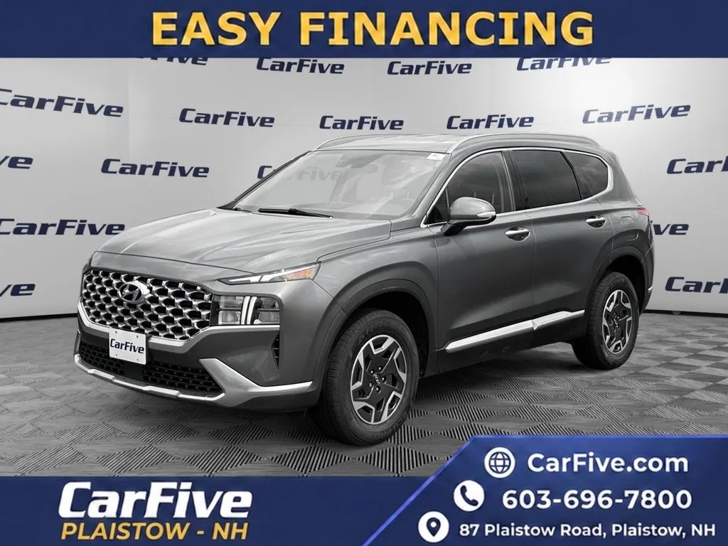 Gray 2022 Hyundai Santa Fe Hybrid Blue for sale in Plaistow, NH