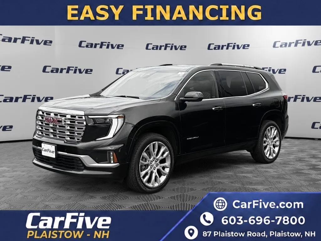 Black 2024 GMC Acadia Denali for sale in Plaistow, NH