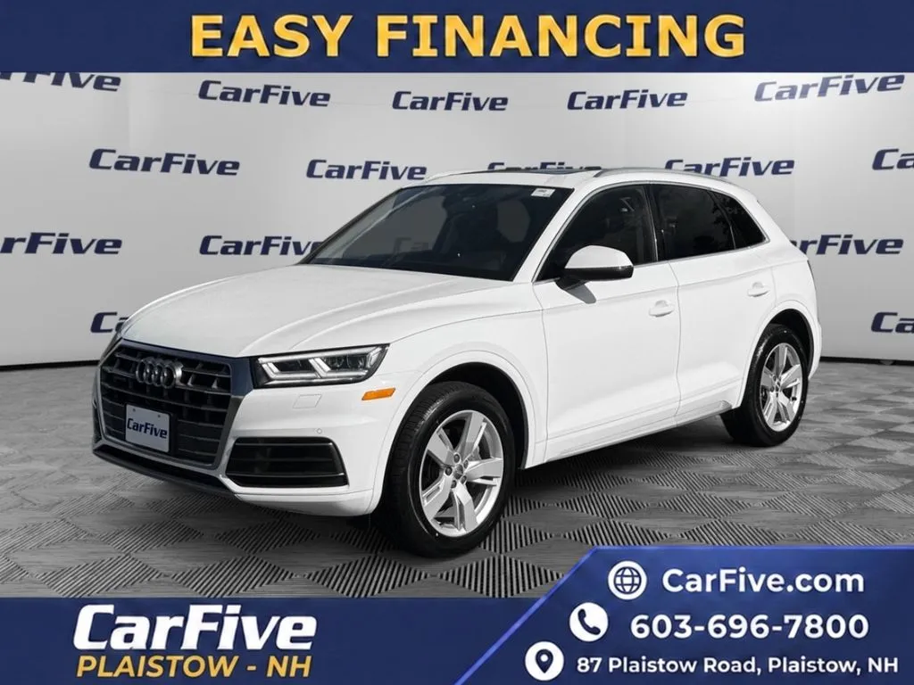 White 2019 Audi Q5 2.0T Premium Plus for sale in Plaistow, NH