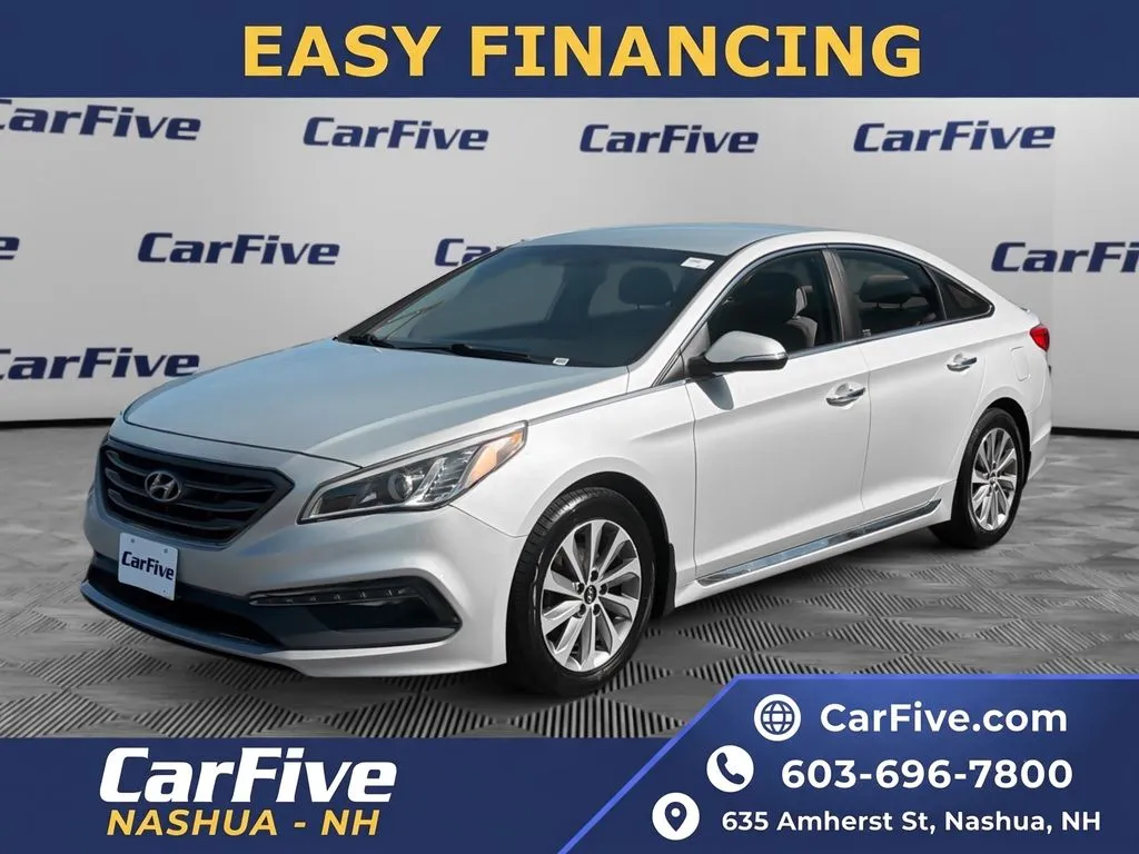 Silver 2015 Hyundai Sonata Sport for sale in Plaistow, NH