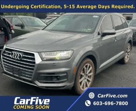 Gray 2018 Audi Q7 3.0T Prestige for sale in Plaistow, NH
