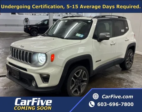 White 2019 Jeep Renegade Limited for sale in Plaistow, NH