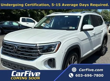 White 2024 Volkswagen Atlas 2.0T SEL for sale in Plaistow, NH