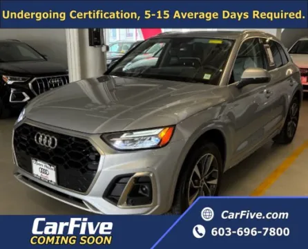 Silver 2022 Audi Q5 45 S line Premium for sale in Plaistow, NH