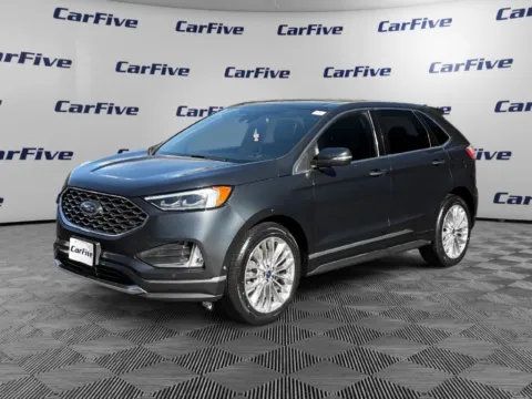 Blue 2022 Ford Edge Titanium for sale in Plaistow, NH