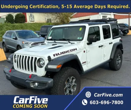White 2018 Jeep Wrangler Unlimited Rubicon for sale in Plaistow, NH