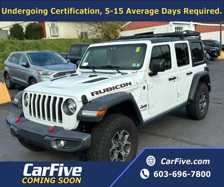 White 2018 Jeep Wrangler Unlimited Rubicon for sale in Plaistow, NH