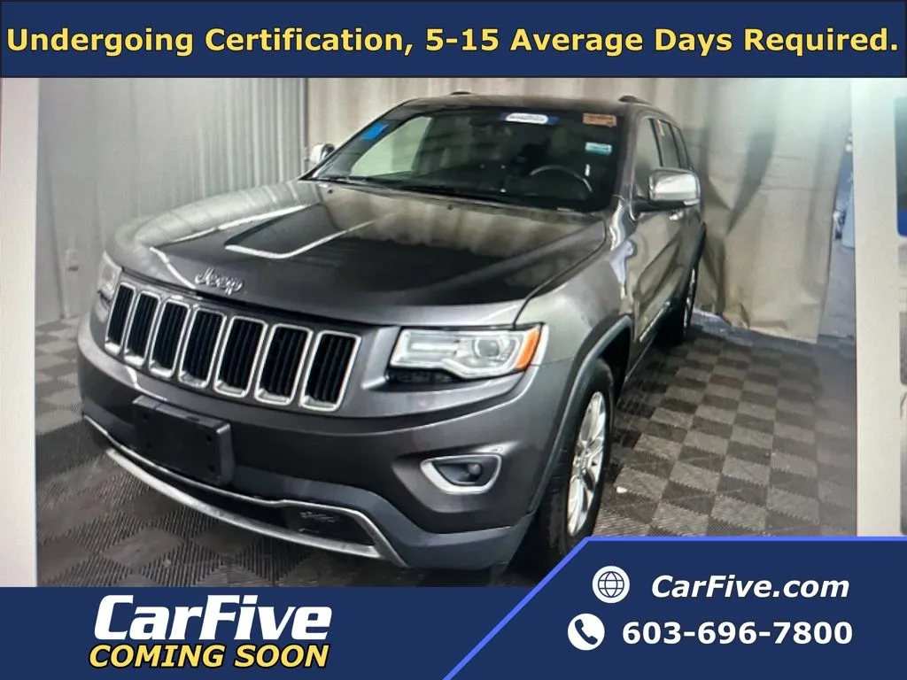 Gray 2015 Jeep Grand Cherokee Limited for sale in Plaistow, NH