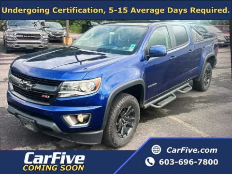 Blue 2016 Chevrolet Colorado Z71 for sale in Plaistow, NH