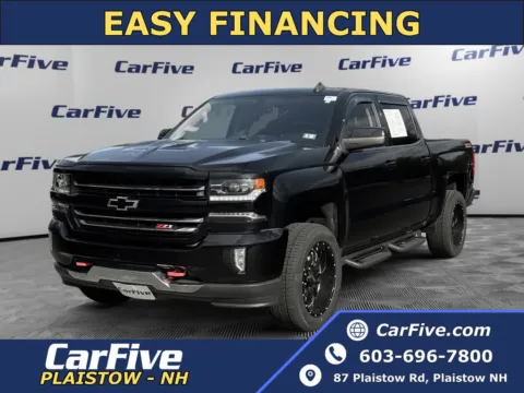 Black 2017 Chevrolet Silverado 1500 LTZ for sale in Plaistow, NH