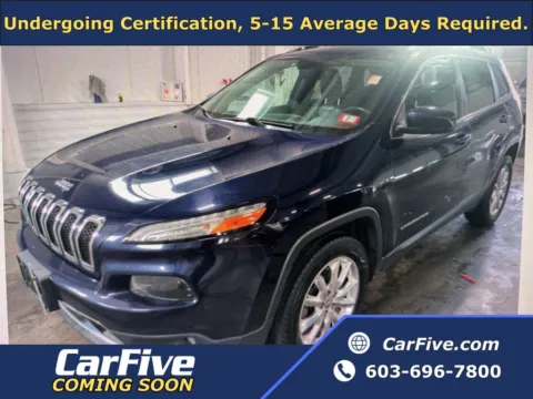 Blue 2016 Jeep Cherokee Limited for sale in Plaistow, NH