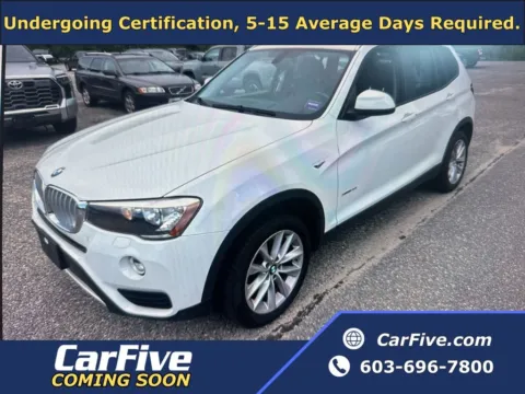 White 2017 BMW X3 xDrive28i for sale in Plaistow, NH