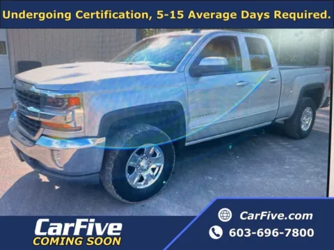 Silver 2018 Chevrolet Silverado 1500 LT for sale in Plaistow, NH