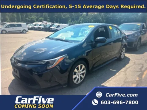 Black 2022 Toyota Corolla LE for sale in Plaistow, NH