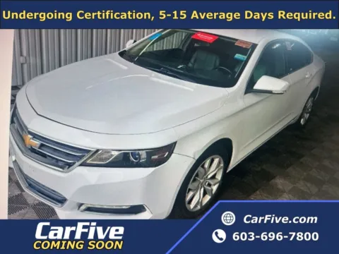White 2018 Chevrolet Impala LT for sale in Plaistow, NH
