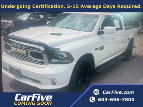 White 2017 Ram 1500 Night for sale in Plaistow, NH