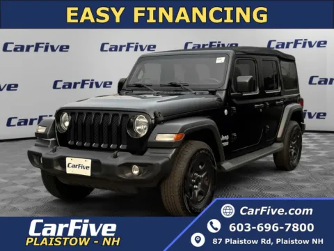 Black 2018 Jeep Wrangler Unlimited Sport for sale in Plaistow, NH