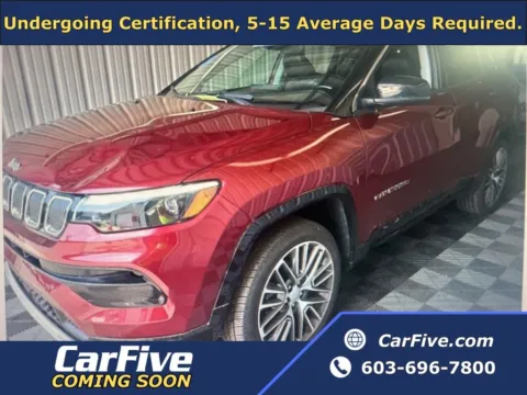 Red 2022 Jeep Compass Limited for sale in Plaistow, NH