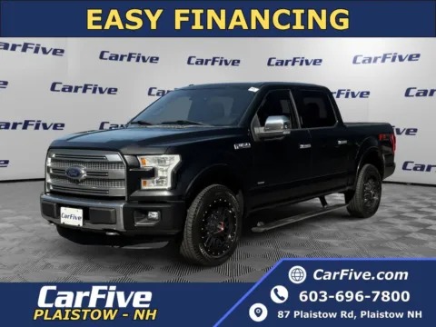 Black 2015 Ford F-150 Platinum for sale in Plaistow, NH