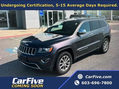 Gray 2016 Jeep Grand Cherokee Limited for sale in Plaistow, NH