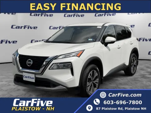 White 2021 Nissan Rogue SV for sale in Plaistow, NH